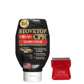 Stovetop CPR 2-in-1 Glass Stovetop Cleaner and Glass Polish(18oz)-Ceramic Top Stove Cleaner, Oven Top, Cooktop, Electric Stove Ceramic
