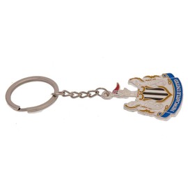 Newcastle United FC Keyring (One Size) (White/Black)
