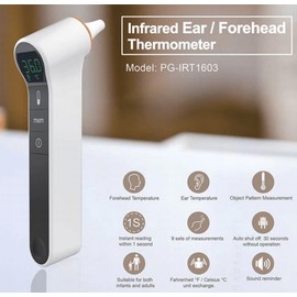 DR-HO'S BoomCare Infrared Ear & Forehead Thermometer