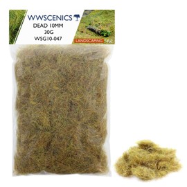 WWScenics | 10mm Dead Static Grass | 30g | WSG10-047 | Realistic Model Scenery Material