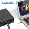 Xiatiaosann 3 Pin Mini XLR Male, TA4F Adapter Plug Female