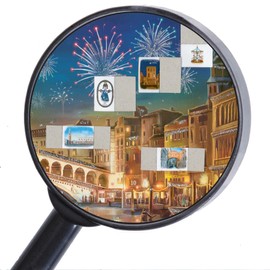 Richard Sellmer Verlag Postcards Advent Calendar "Venice"