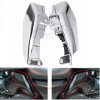 Unbranded Chrome Mid-Frame Air Deflector Heat Shield For Harley Ultra