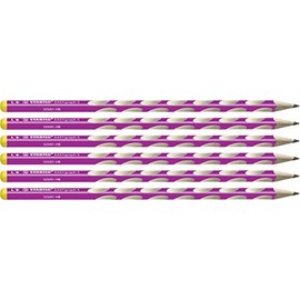 STABILO 325/01-HB-6 Easygraph S HB Left Handed Pencil - Pink (Pack of 6)