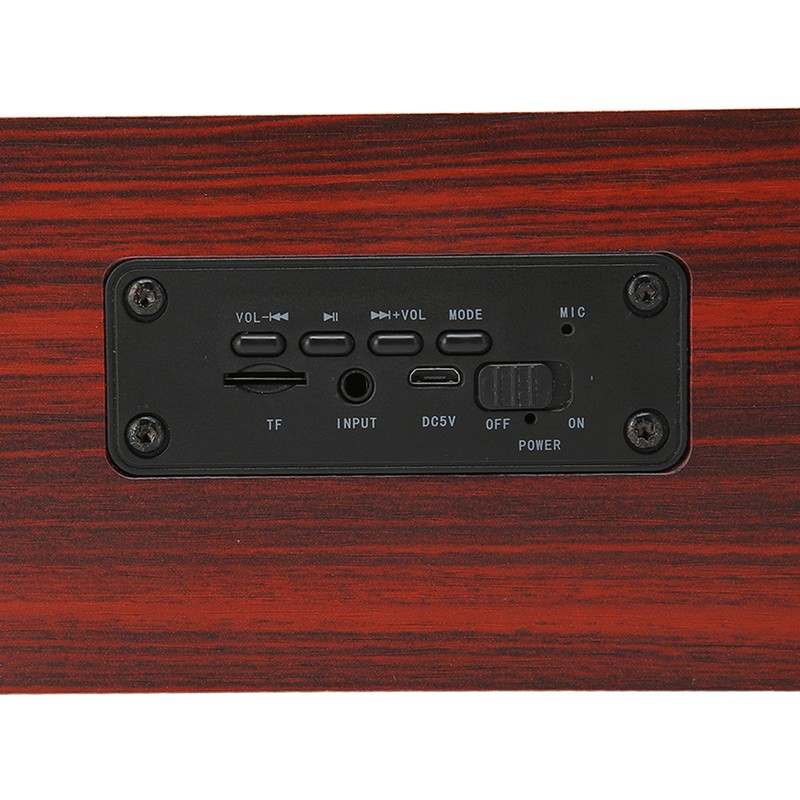 Retro Bluetooth Speaker Built in Mic Portable Wireless Speaker Supports