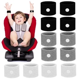Pulseras Anti-náuseas, Pulseras mareo, WEZCHUGHAOL 12 Pulseras Anti-náuseas Bandas Anti-náuseas Anti-náuseas utilizadas para Alivian los Síntomas de Mareos Adultos y niños (Negra, blanca y gris)
