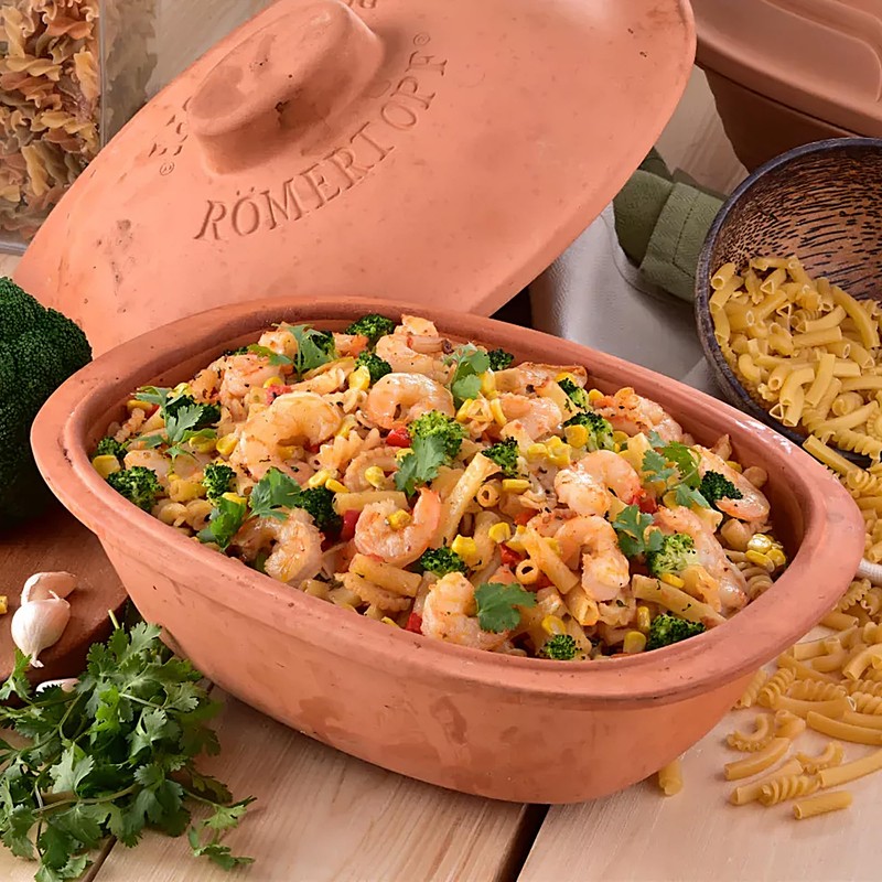 Romertopf Clay Roaster Trend | Non-Stick Dutch Oven | Healthy