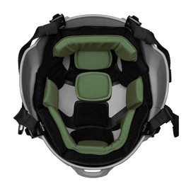 Yzpacc Tactical Helmet Pads, Universal Replacement EX Helmet Internal Memory Foam Pad Protective Mat for ACH MICH FMA EXF Helmet (Green)