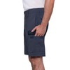 Wearfirst Men’s Classic Fit Stretch Lightweight Cargo Short (Blue, 34)