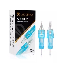 For Charmant, For Cheyenne, For Dragonhawk JCONLY Vetar Needle Cartridges 20pcs, 0803RLL 0.25mm Diameter, 5mm Taper - N12-5