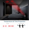 Ankilo Projection Alarm Clock, Alarm Clock Bedside with Time &