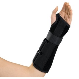 Medline Wrist and Forearm Splint, Left, Medium