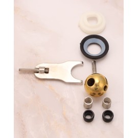Generic Delta shower faucets, RP77738 Bathroom Repair Kit, Include Ball Cartridge and Wrench Tool - By Plumb USA