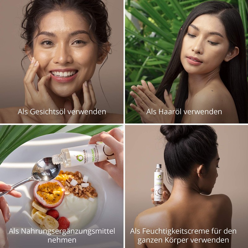 Tropicana Virgin Coconut Oil 100% Organic Cold-Pressed Virgin Coconut Oil