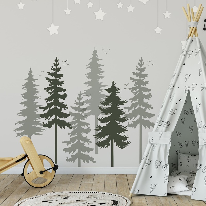 Sitsink Tree Large Stencils for Painting - 8 Pcs Combined