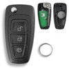 433 MHz 3 Button Car Remote Control Key with ID83