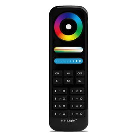 LGIDTECH FUT089-B 8-Zone LED Remote Controller Black Color,Work with RGB+CCT LED Light Bulb,Downlight,Strip Controller.Not Work with FUT035 FUT036 FUT037 FUT038 FUT039