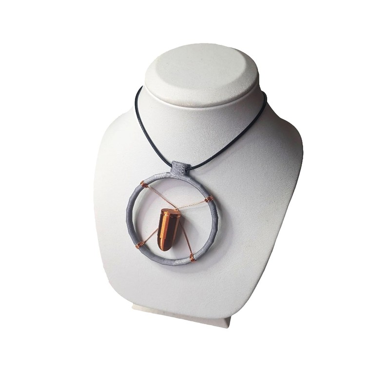 Cyberpunk V Bullet Cosplay Necklace