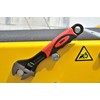 Hilka 8" (200mm) Soft Grip Wide Jaw (30mm) Adjustable Wrench