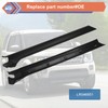 ZONFANT Left & Right Windshield A-Pillar Trim Molding, Front Driver