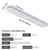 Qcyuui Dimmable LED Ceiling Light 39.4'' Kitchen Lighting Fixtures Ceiling