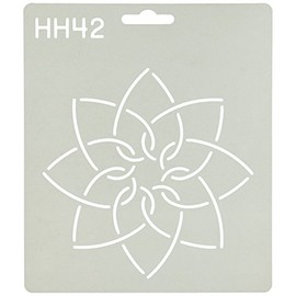 Quilting Creations Interlocking Hearts Quilt Stencil, 5"