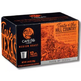 HEB CAFE Olé Medium Roast Taste of the Hill Country Coffee Single Serve Cup 12CT