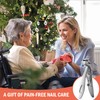 BEZOX Ergonomic Nail Clippers for Seniors - Ergonomic Nail Clippers