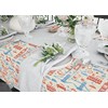 Xtremepads London Britishs Pattern Pattern - Rectangle Oblong Linen Tablecloth,