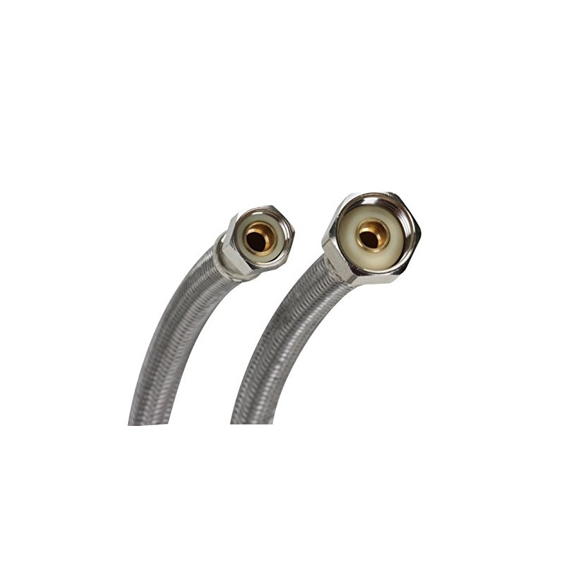 Fluidmaster B1F30 Faucet Connector, Braided Stainless Steel - 3/8 Female