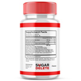 (5 Pack) Sugar Delete Capsules - Sugar Delete Glycogen Support Pills with Maximum Strength Supplement Health Formula - SugarDelete Advanced Vitamin and Overall Wellness Support USA Made (300 Capsules)
