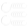 Yucenora 20 PCS 2 Inch Round Acrylic Blanks Ornament, Clear
