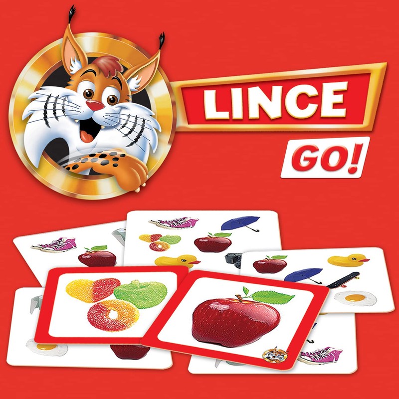 Educa - Lince Go Card Version, Family Board Game with