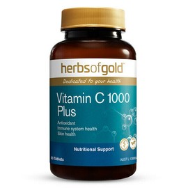 Herbs of Gold Vitamin C 1000 Plus, 120 Tablets