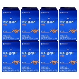 iClear Eye Love Lutein Chong Kun Dang Health 500mg 30 Capsules 8 Boxes / 아이클리어 눈사랑 루테인 종근당건강 500mg 30캡슐 8박스