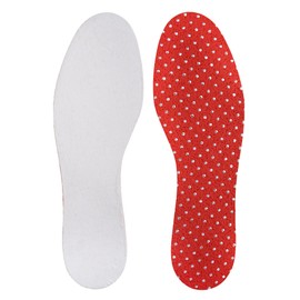 Bama 201750-999-42"Thermo Thin Fit Insole, White/Red, Size 42