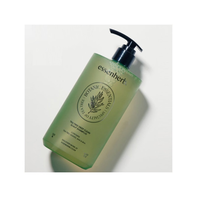 Essen Herb Tea Tree Deep Clean Scalp Shampoo 500ml /