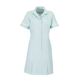 Alexandra al-st297aq-96t Stripe Dress High White Piping / Trim 96 cm Chest (Size 14), Aqua / White