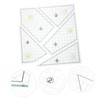 KONTONTY Quilting Rulers for Cutting Sewing Accessories 5pcs Quilting Ruler