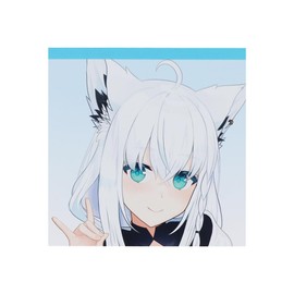 Sunstar Stationery S2846527 Hololive Memo, Square, Hololive Vtuber Shirakami Fubuki