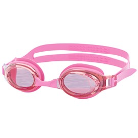 ProudDemon Schwimmbrille mit Mehrfarbiger Verspiegelung, Rosa Rahmen, UV-Schutz (Pink)
