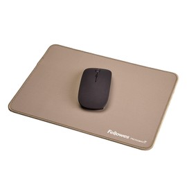 Fellowes Breyta Extra Großes Ergonomisches Mauspad Sand – rutschfeste Gummibasis, Strapazierfähige Nähte, Microban-Schutz, Umweltfreundlich, Für Optische & Laser-Mäuse geeignet