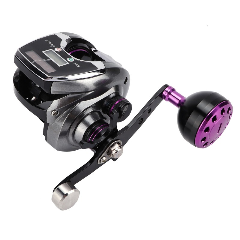Waterproof Digital Display Baitcasting Reel 8.0:1 Speed Ratio 18+1 Bearing
