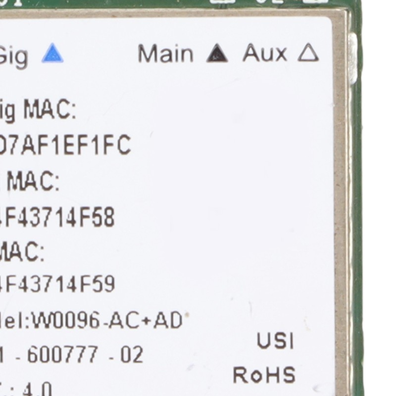 Wireless Net Card 867Mbps M.2 NGFF Wide Coverage 2.4Ghz 5Ghz