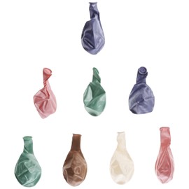 12" Latex Pearlized Pastel Balloons, Assorted 8ct