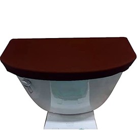 Madeals Toilet Tank Lid Cover Fabric Cover for A Lid Toilet Tank Coffee