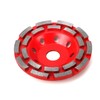 lehom Double-Row Diamond-Cup Grinding-Wheel Concrete Grinding Cup Wheel Disc Concrete