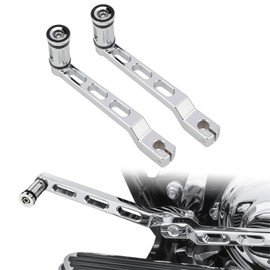 VG MOTO Heel Toe Shifter Lever & Shift Pegs Compatible with Harley Davidson CNC Aluminum Front & Rear Harley Shift Levers for Softail Touring Road King Road Glide Street Glide Electra Glide Trike