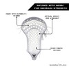 Shark Lax Semi-Soft Lacrosse Mesh & Stringing Kit - Lacrosse