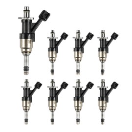 12668390 Fuel Injectors Set of 8 for Chevy: Silverado 1500 2500 Tahoe Cheyenne Suburban, for GMC: Yukon (&XL) / Sierra 1500, V6 4.3L / V8 5.3L 2014-2018, Replace 12668390, FJ1217